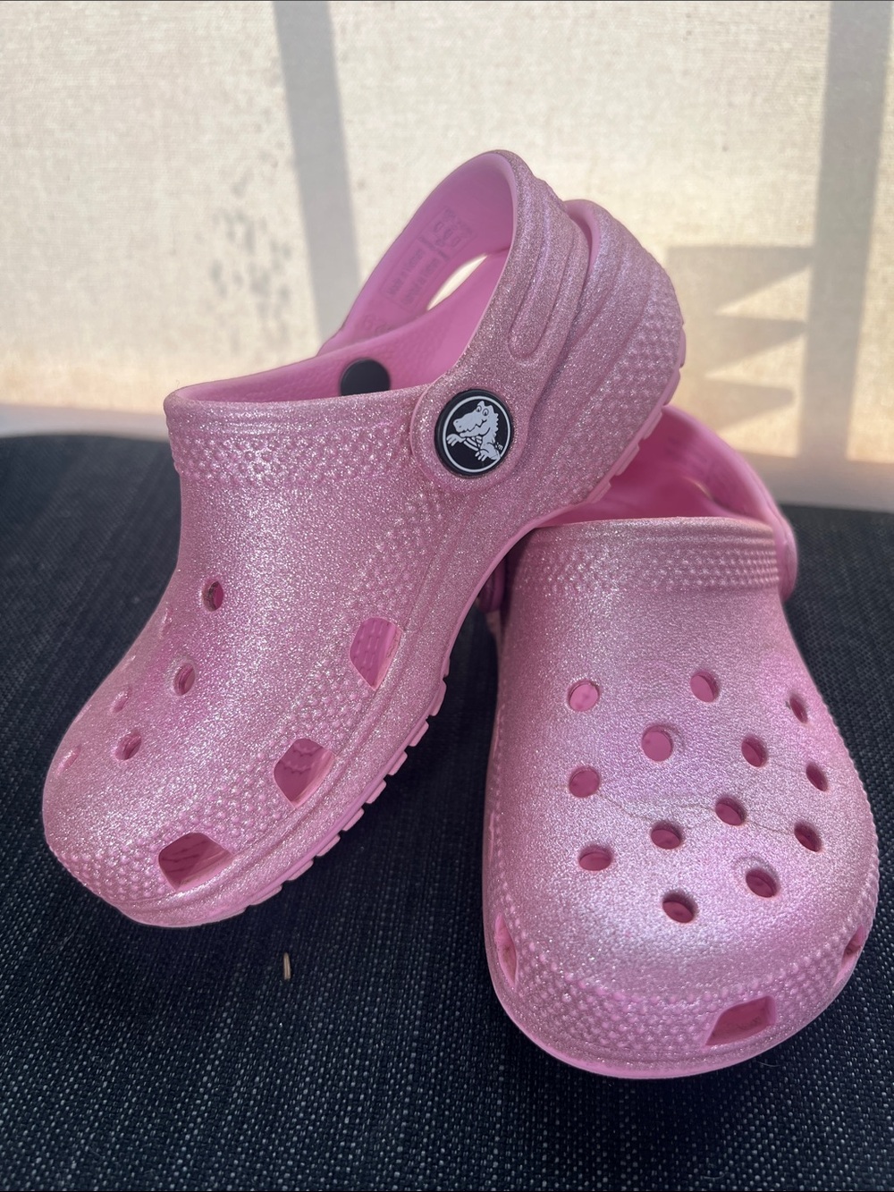 CROCS Kids' Sparkle Clog in Pink